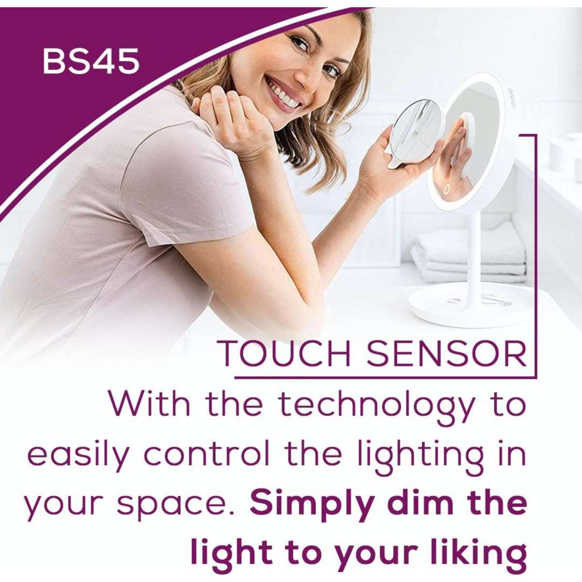 Beurer BS45 Illuminated Cosmetic Mirror Woolworths