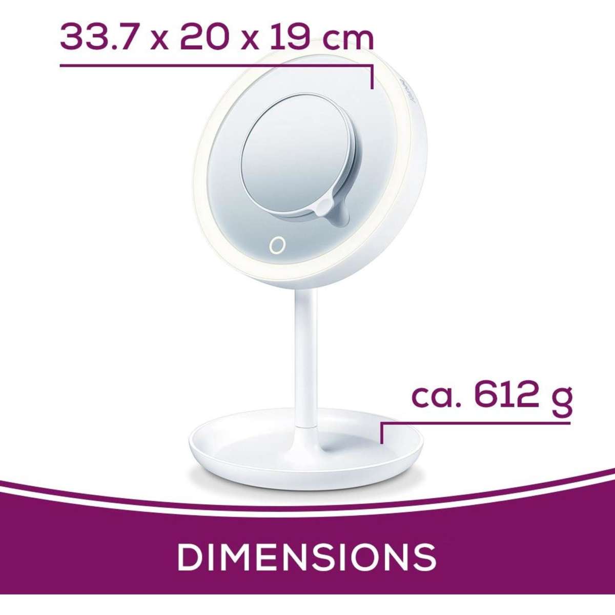 Beurer BS45 Illuminated Cosmetic Mirror Woolworths