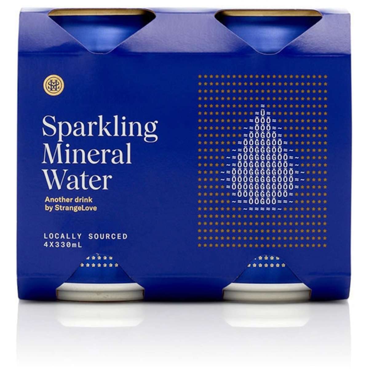 StrangeLove Sparkling Australian Mineral Water 330ml Cans 6x4 Pack