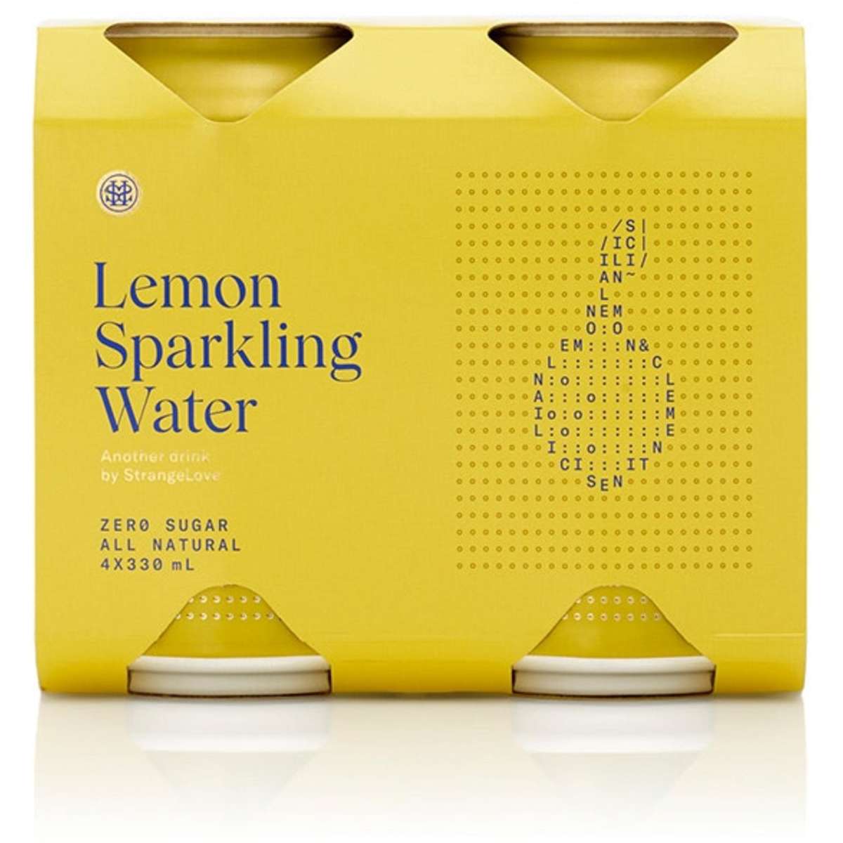 StrangeLove Infused Sparkling Water 4 Mixed Flavours 330ml Cans 4x4