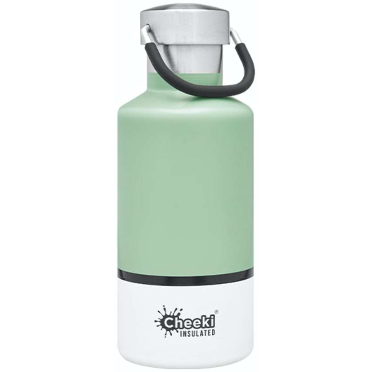 Cheeki Insulated Water Bottle Pistachio White 400ml Woolworths