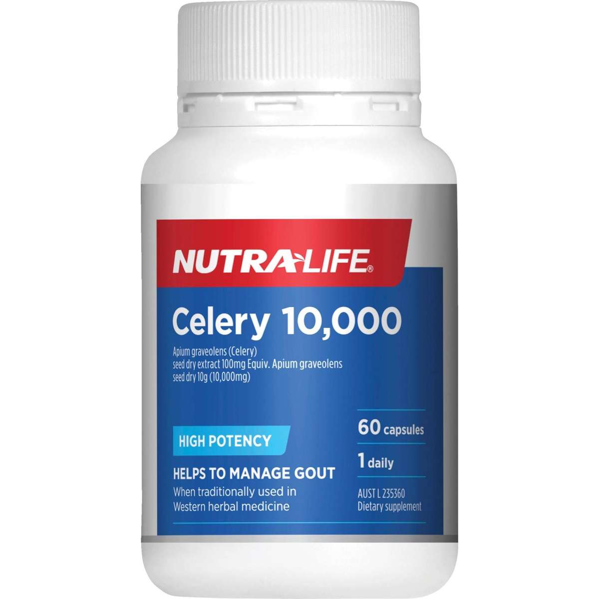 Nutralife Celery 60Capsules Woolworths