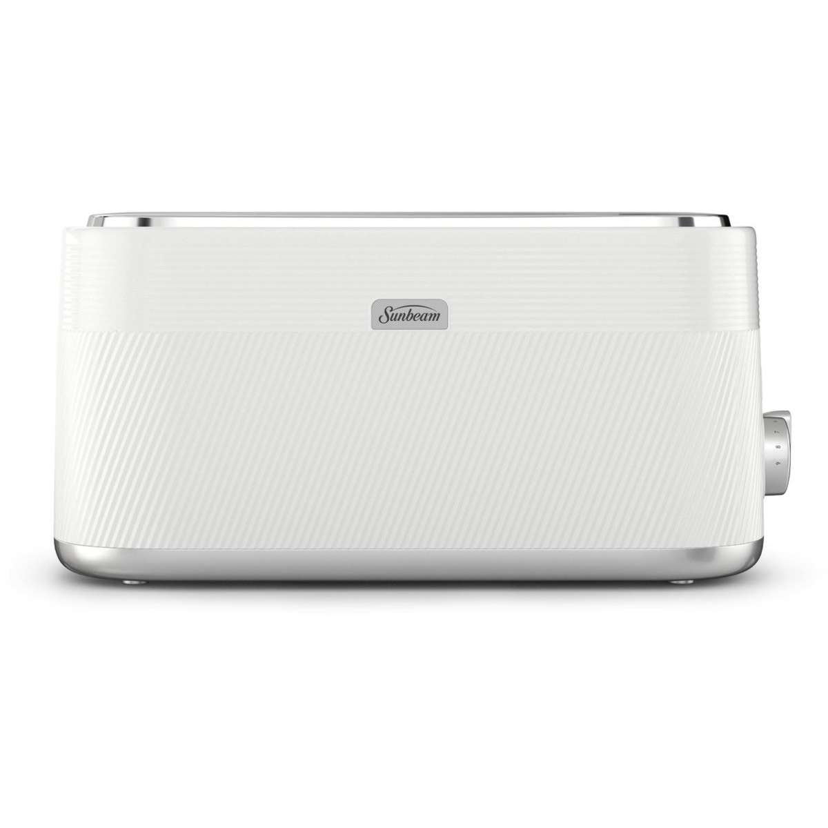 Sunbeam Obliq Collection 4Slice Long Slot Toaster White TAP3003WH