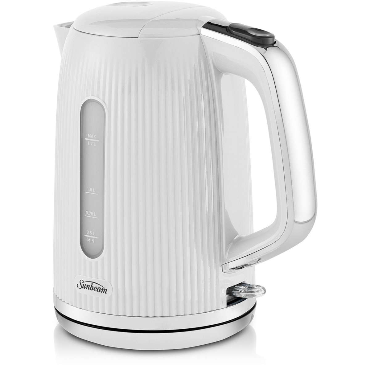 Sunbeam Brightside Electric Kettle 1.7L White KEP1002WH Woolworths