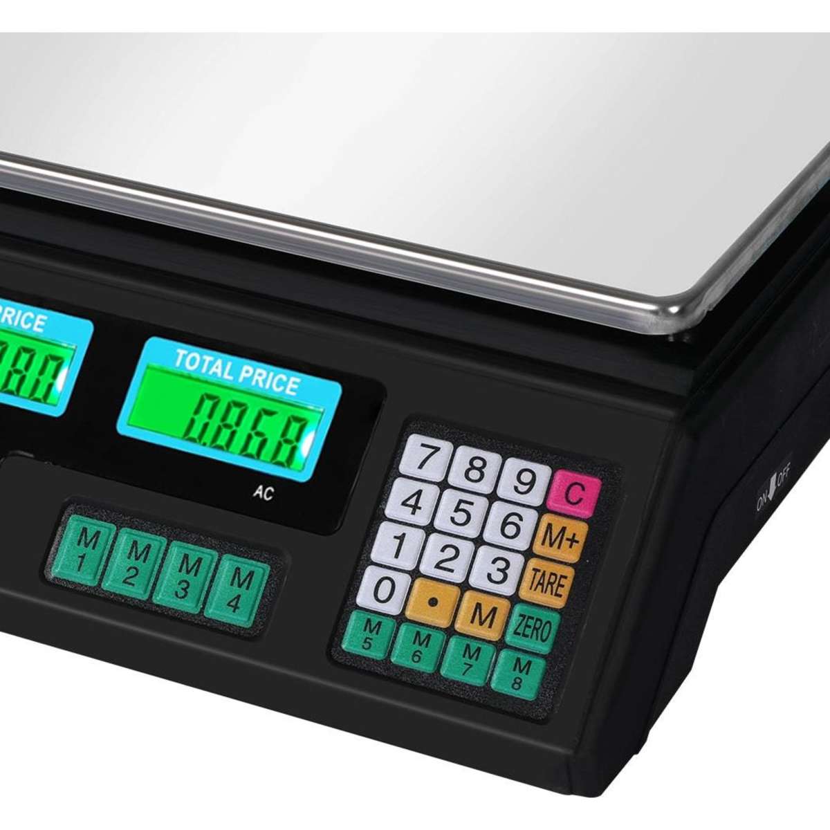 Toque Digital Commercial Scales Electronic Kitchen Scale Shop Food Weight LCD 40KG Woolworths