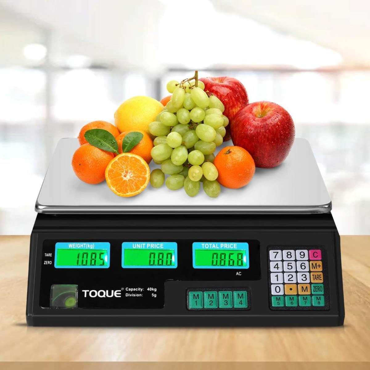 Toque Digital Commercial Scales Electronic Kitchen Scale Shop Food ...