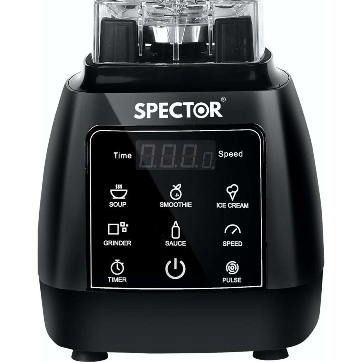 Spector 2L Commercial Blender Mixer Food Processor Kitchen Juicer Smoothie Ice Crush Black