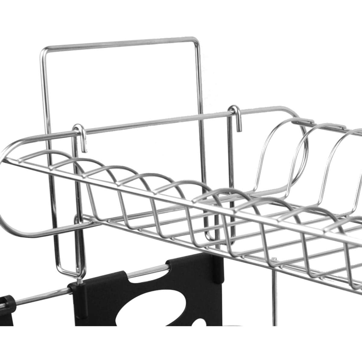 Toque Dish Drying Rack Drainer Cup Plate Holder Cutlery Tray Steel