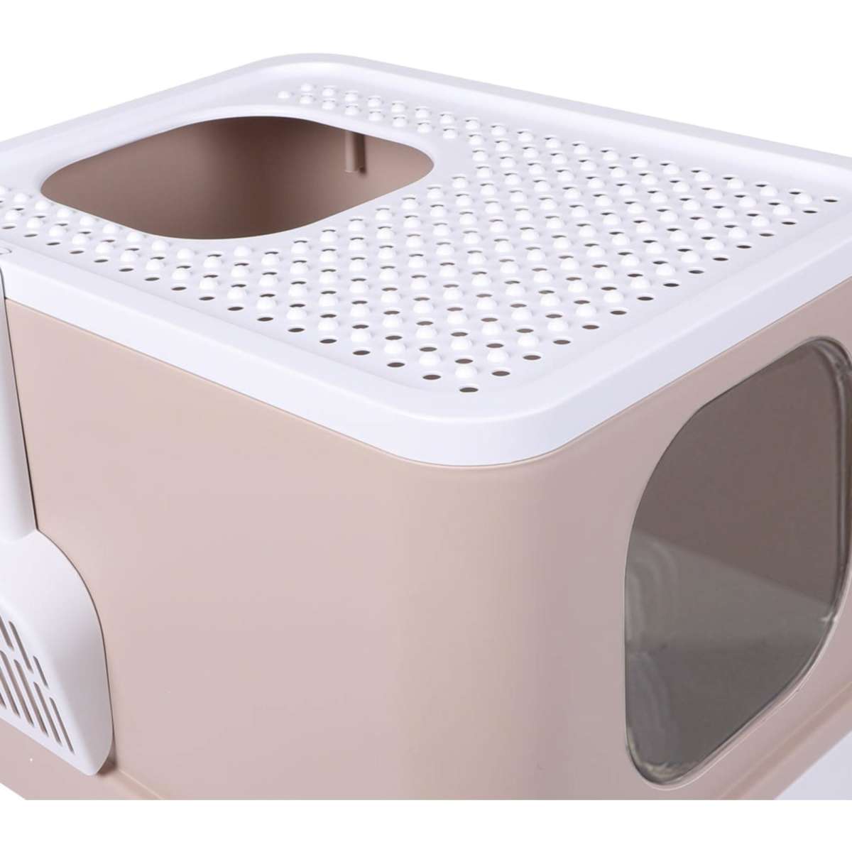 PaWz Cat Litter Box Fully Enclosed Kitty Toilet Trapping Odor Control