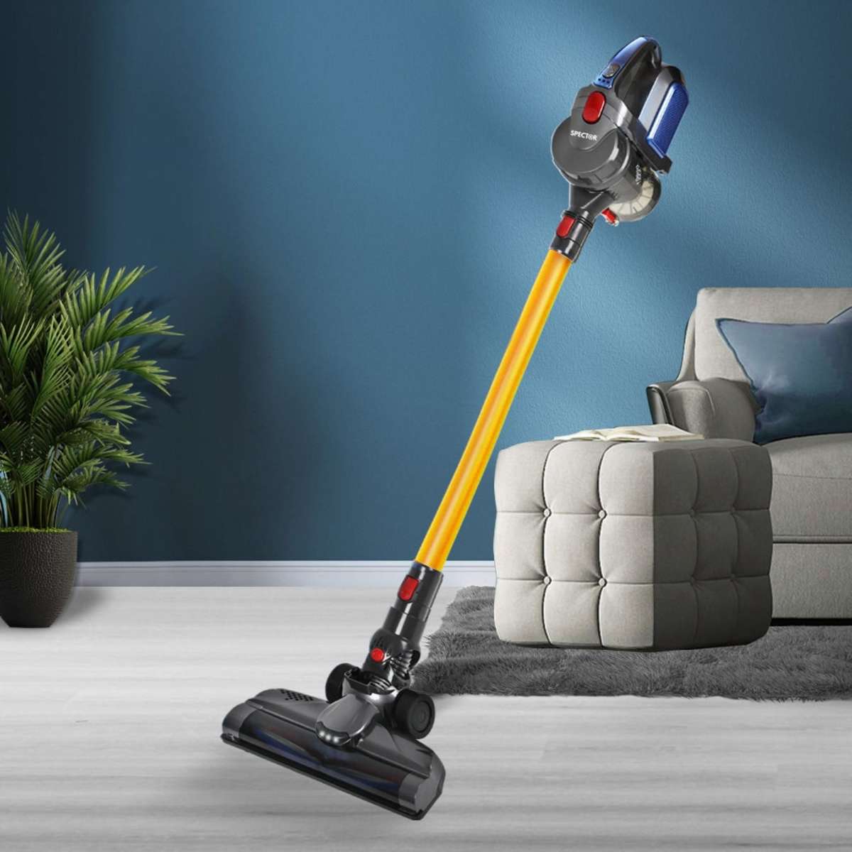 Spector Handheld Vacuum Cleaner Cordless Stick Vac Bagless LED Recharge