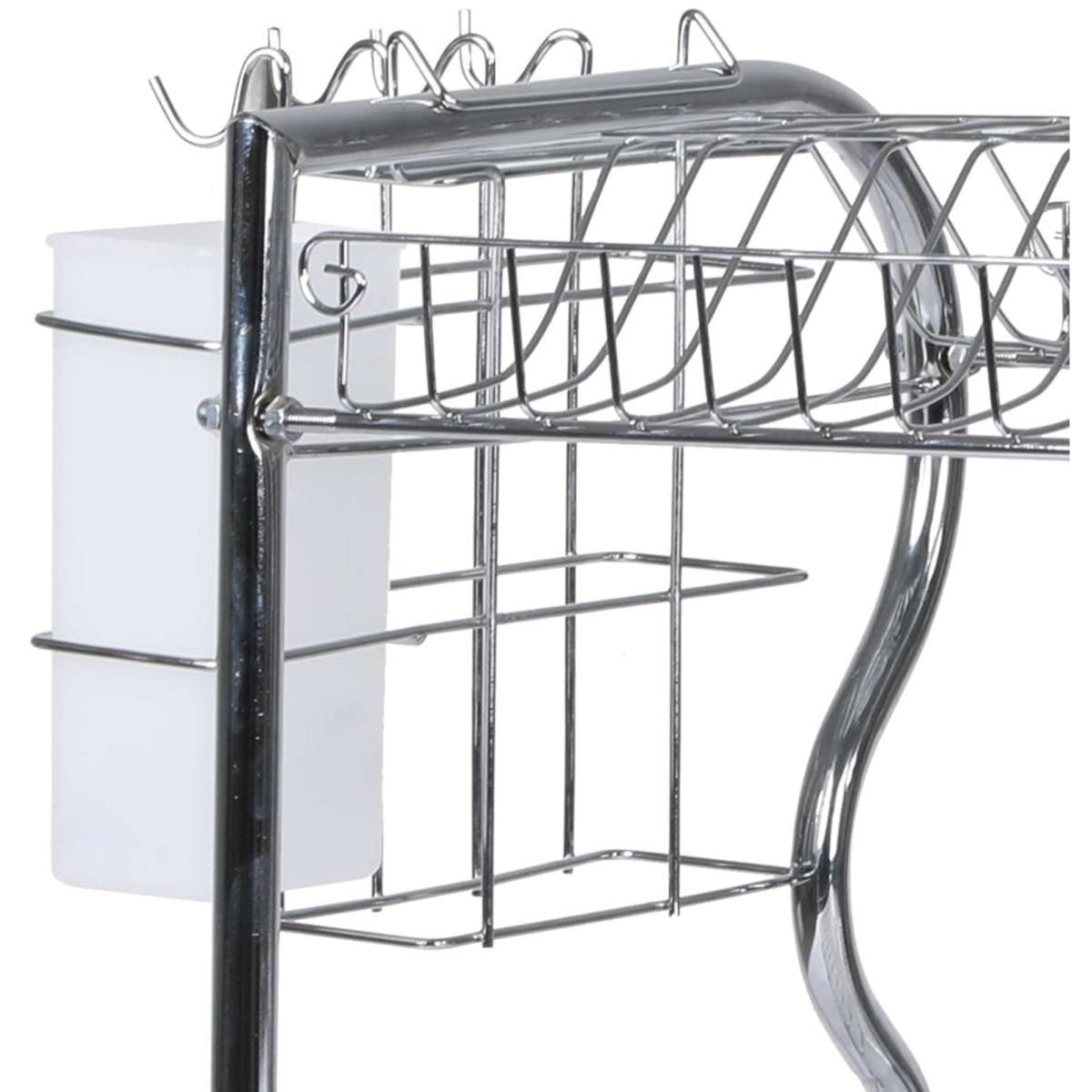 Toque Dish Drying Rack Plate Cup Holder Cutlery Drainer Tray Kitchen