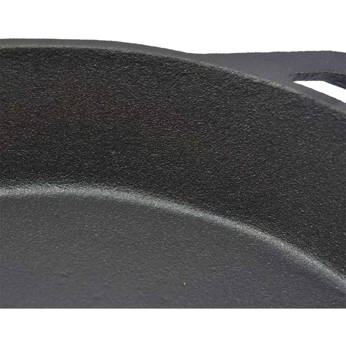 Toque Nonstick Frying Pan Cast Iron Steak Skillet Round BBQ Grill Cookware 30cm Black Woolworths