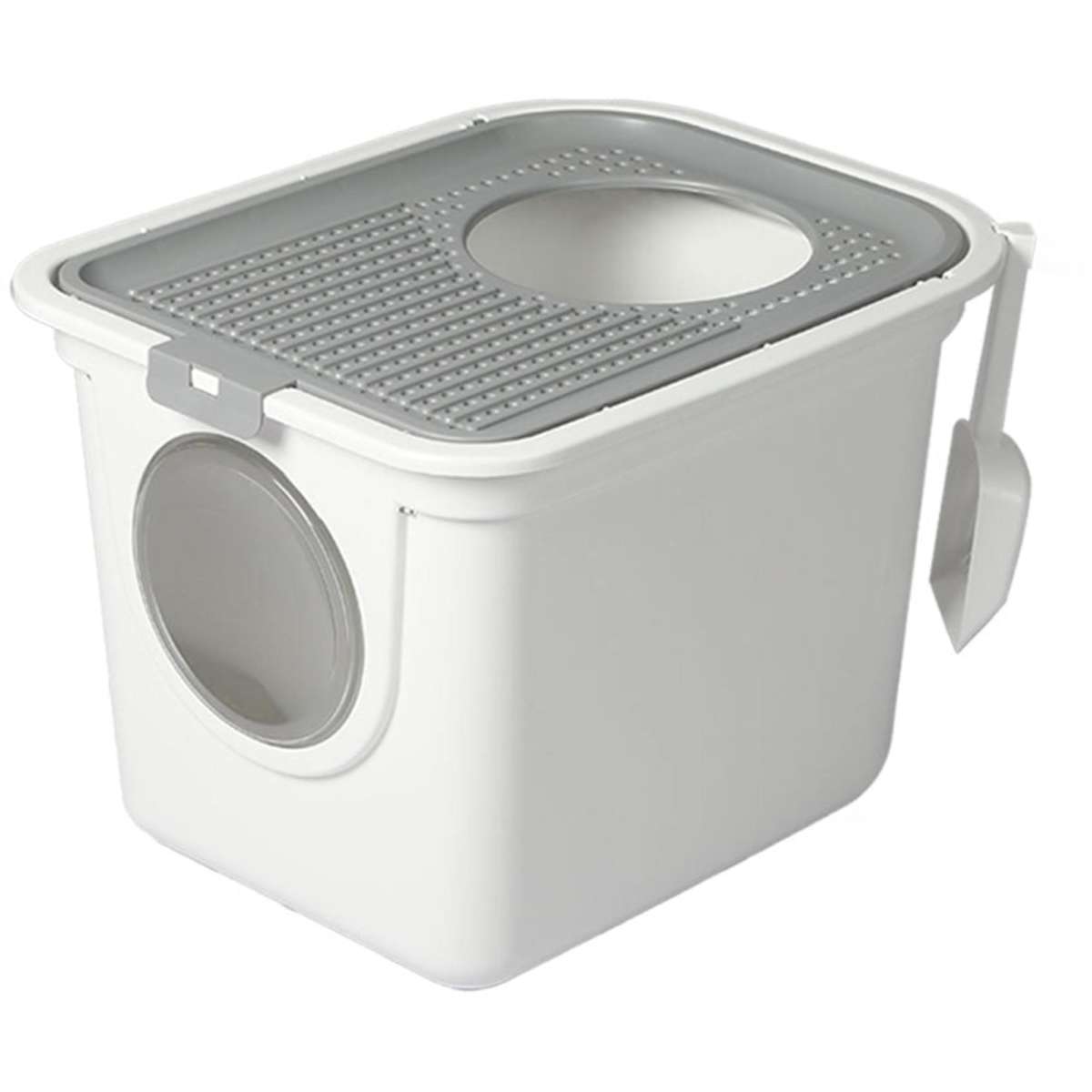 PaWz Cat Litter Box Furniture Fully Enclosed Toilet Basin Bonus