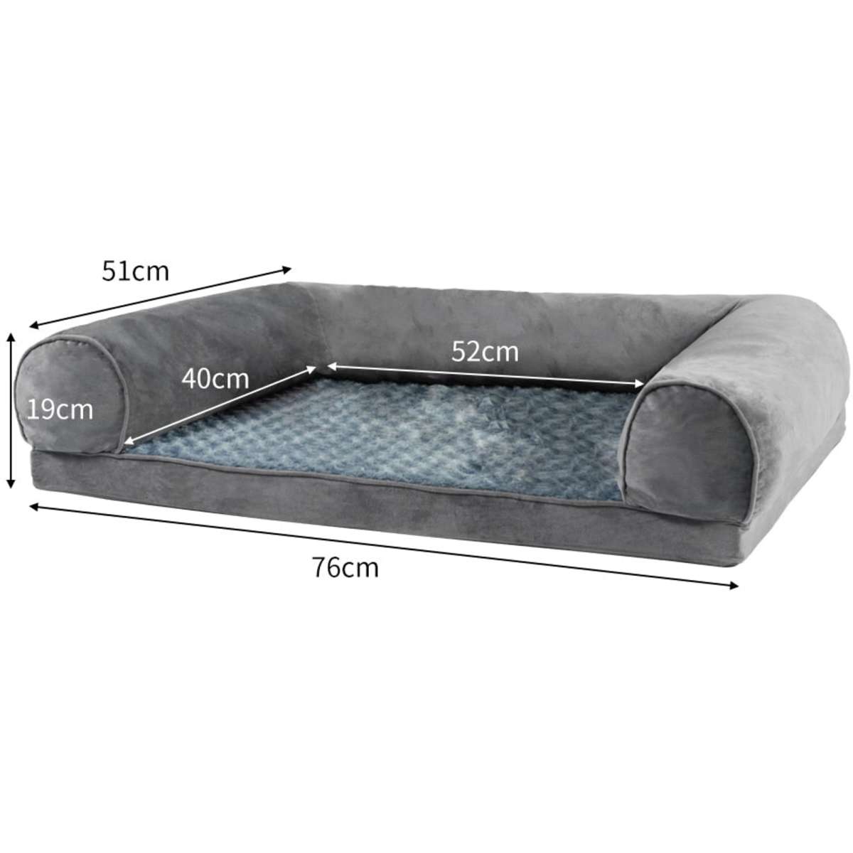 PaWz Pet Bed Sofa Dog Beds Bedding Soft Warm Mattress Cushion Pillow
