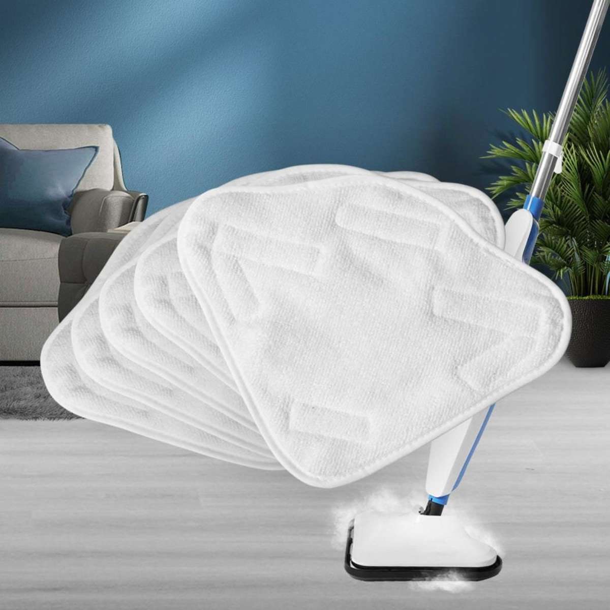 Traderight Group 5PCS Mop Cloth Steam Cleaner Handheld High Pressure