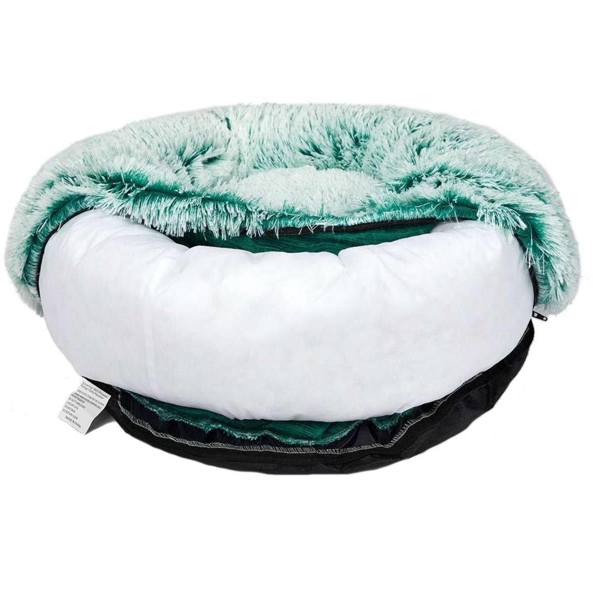 PaWz Pet Beds Dog Cat Soft Warm Kennel Round Calming Nest Cave AU Teal