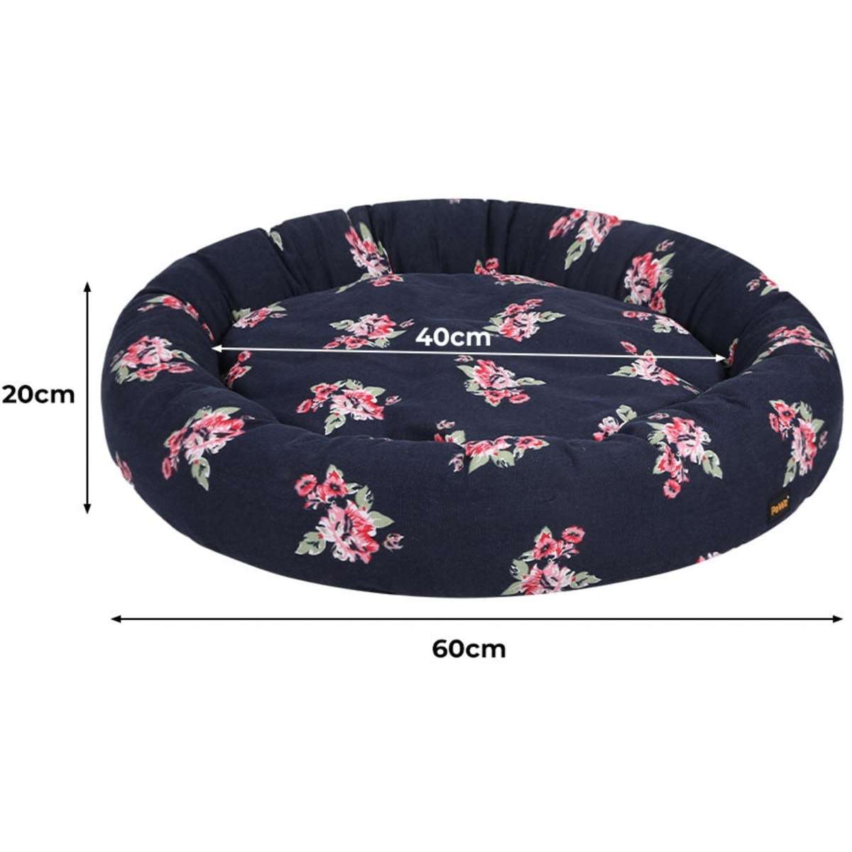 PaWz Calming Dog Bed Washable Doughnut Pet Bed, YearRound Comfort