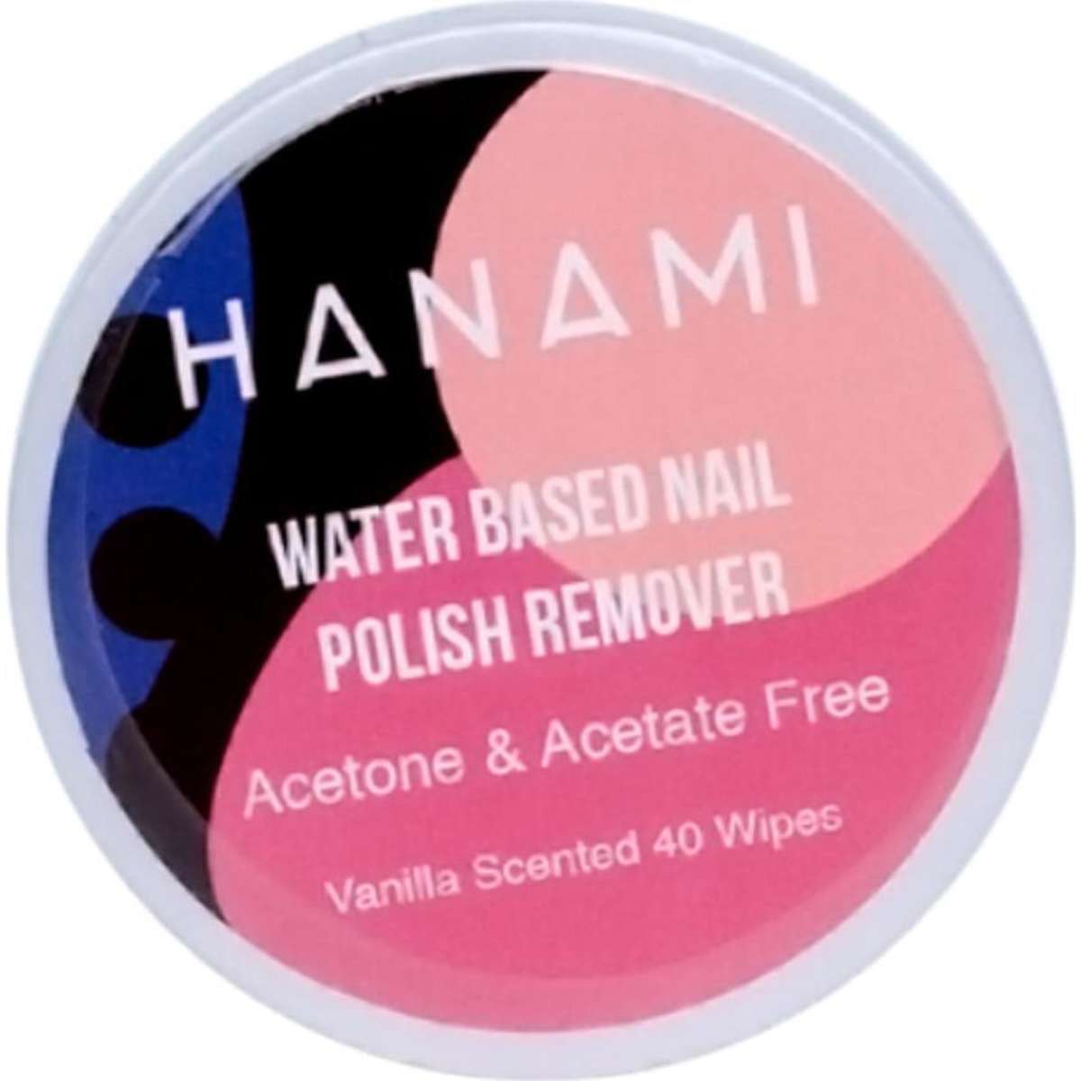 Hanami Nail Polish Water Based Remover Wipes Vanilla 40pack Woolworths