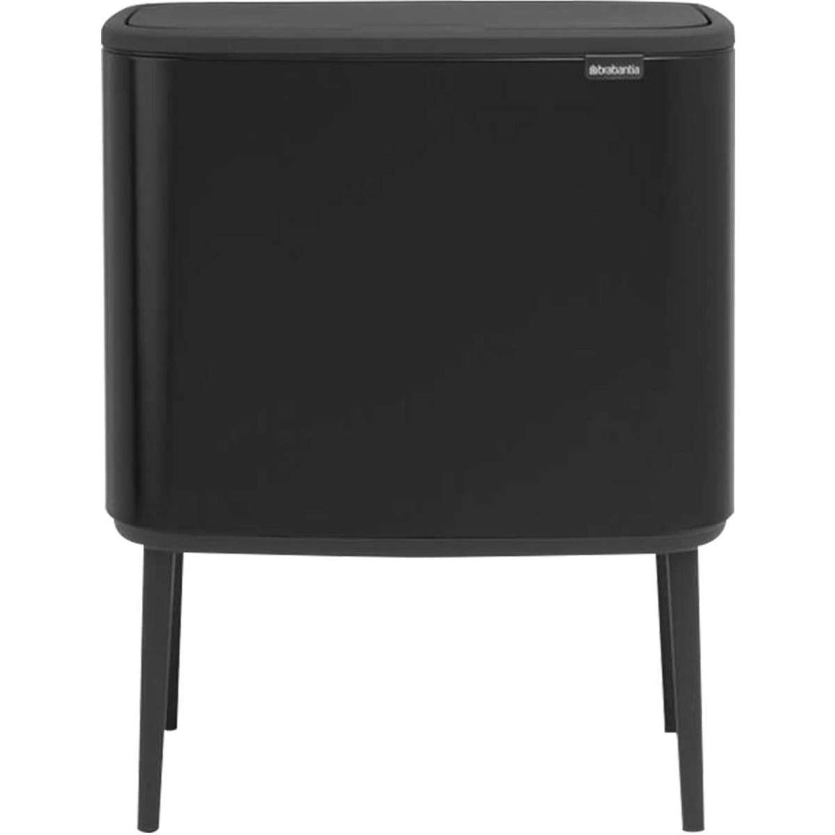 Brabantia Bo Touch Dual Bin 11L+23L Matte Black Woolworths