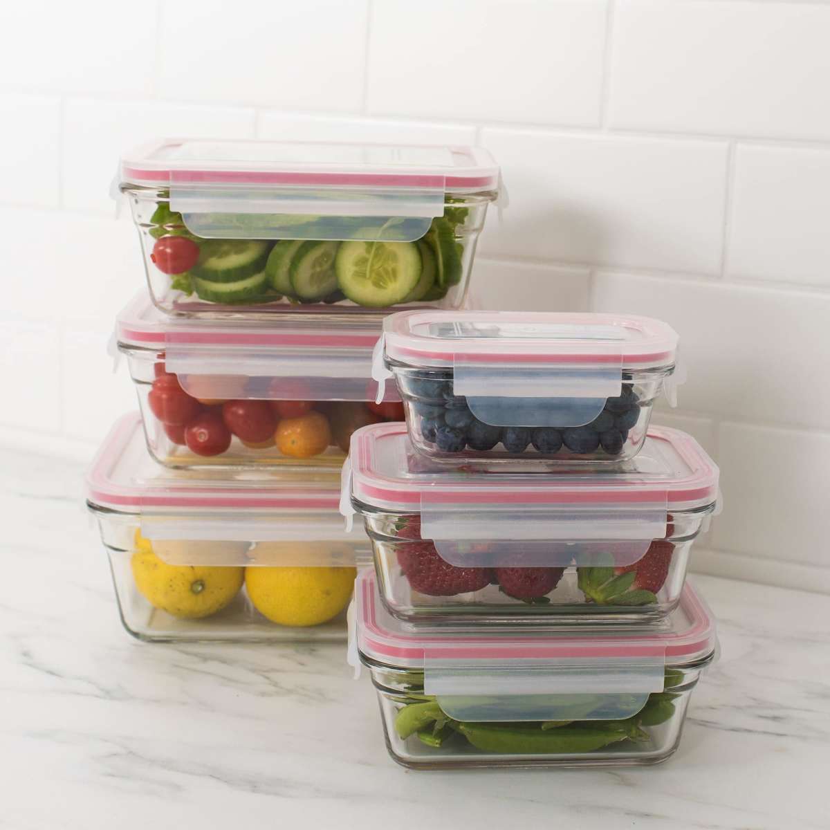 Glasslock Oven Safe Container Set 10pc | Woolworths