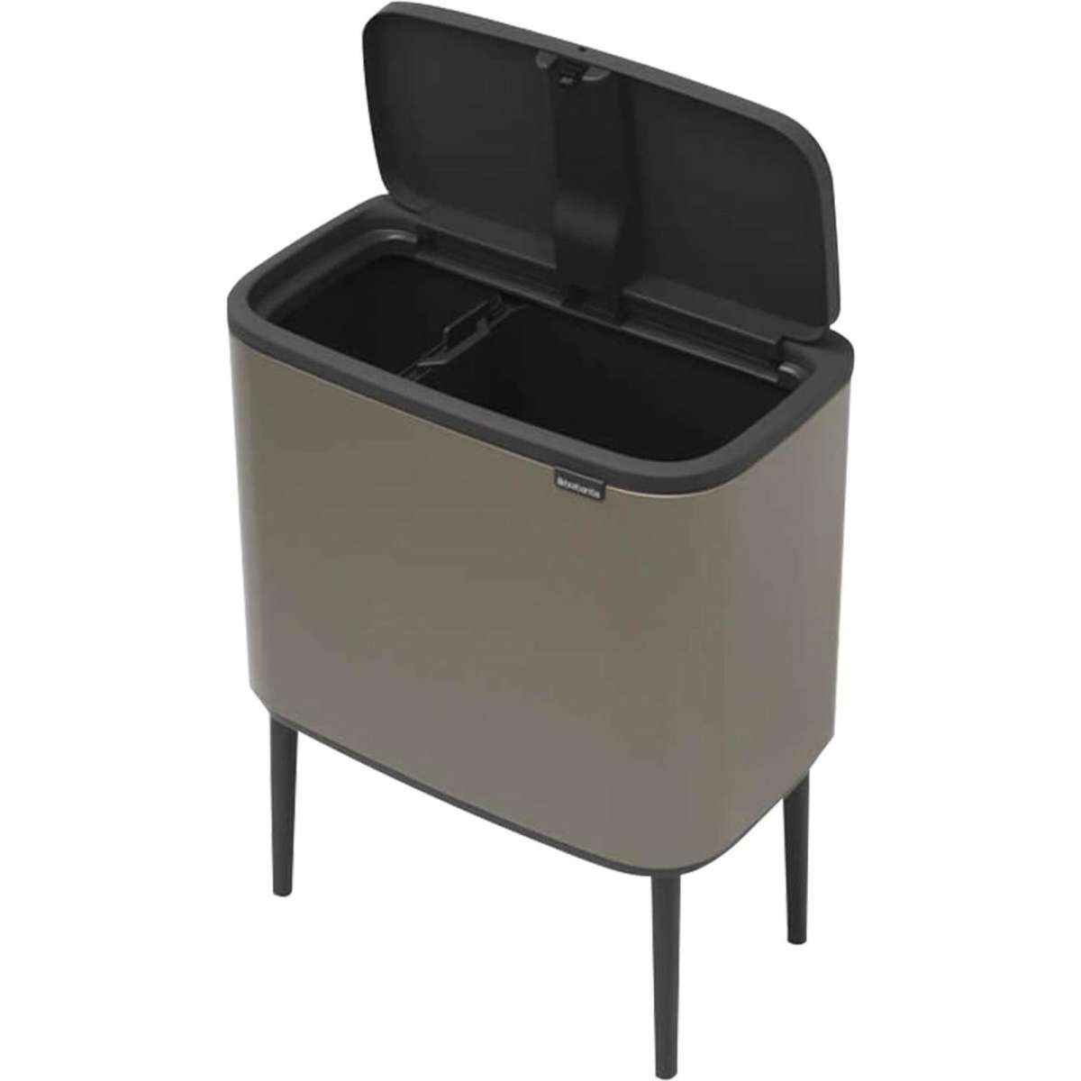 Brabantia Bo Touch Dual Bin 11L+23L Platinum Woolworths