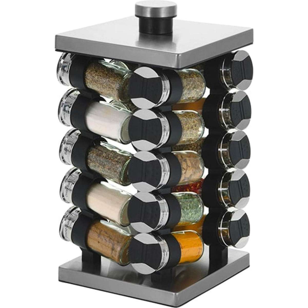 Avanti Rotating Spice Rack 20 Jar Set Woolworths