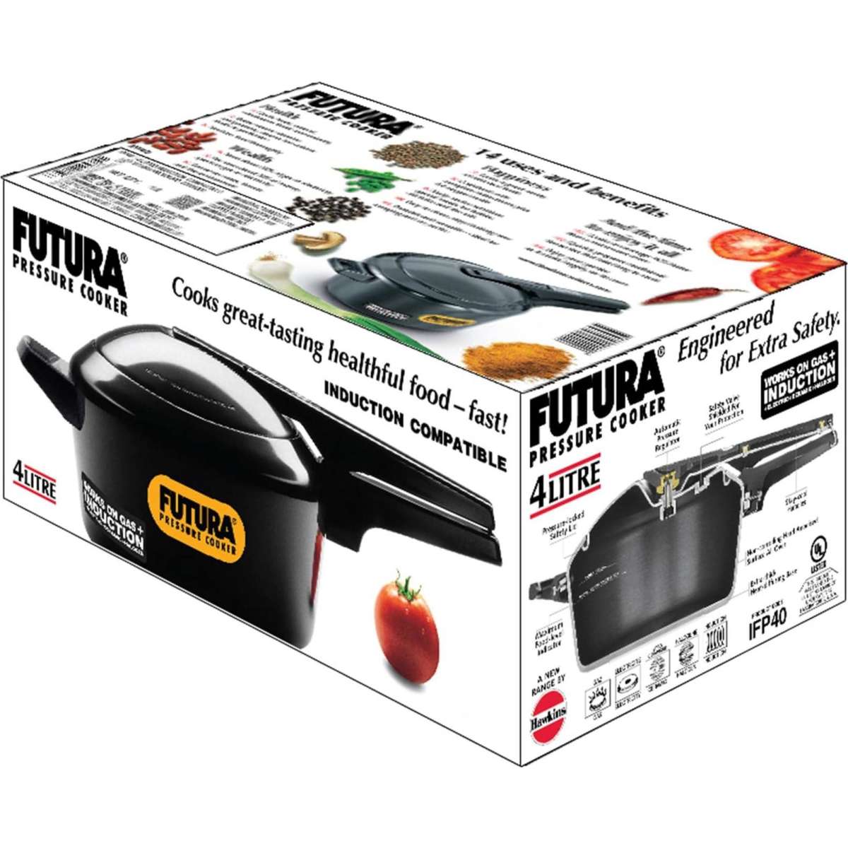 Futura Induction Compatible Pressure Cooker 4L Woolworths