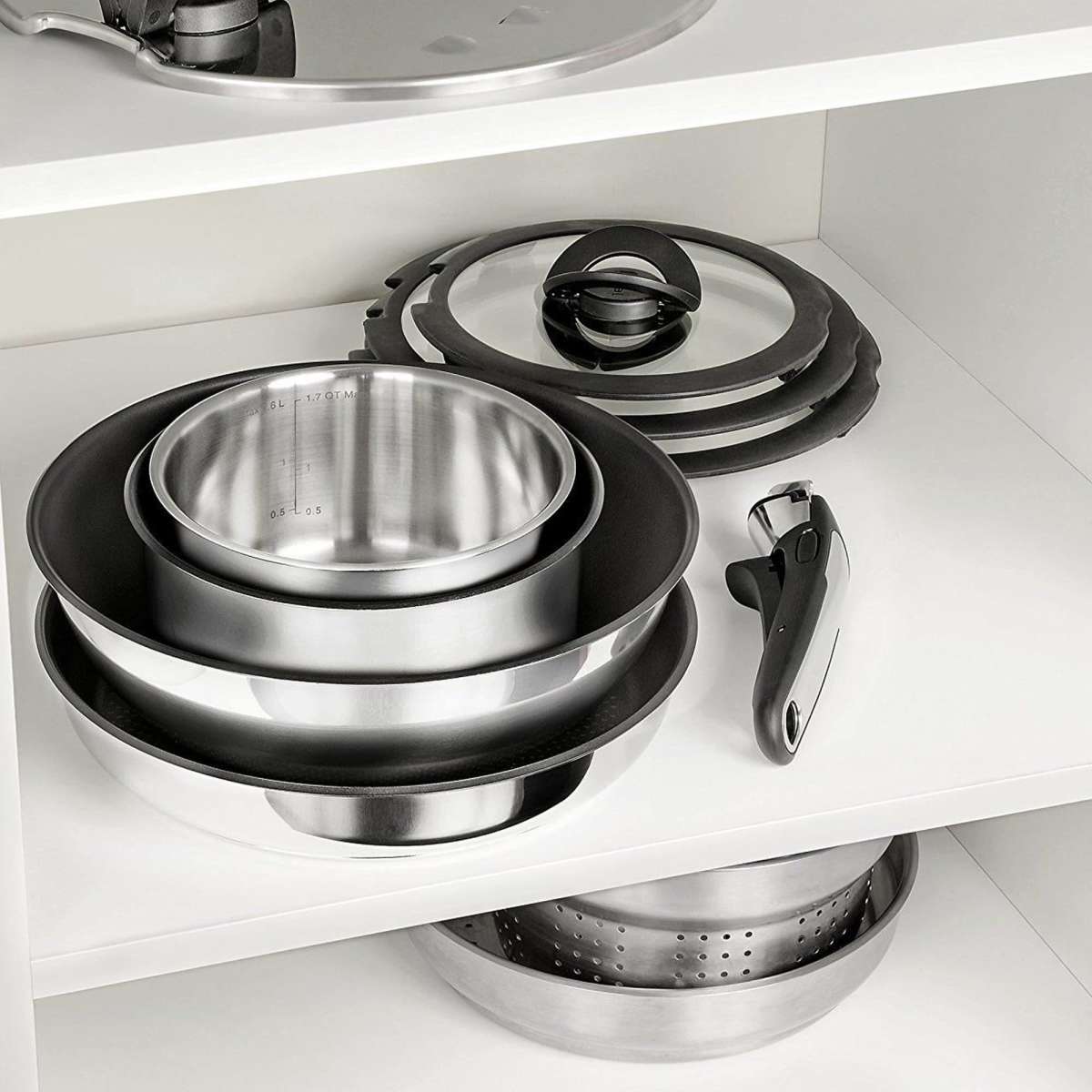 Tefal Ingenio 13pc Stainless Steel Cookware Set Woolworths