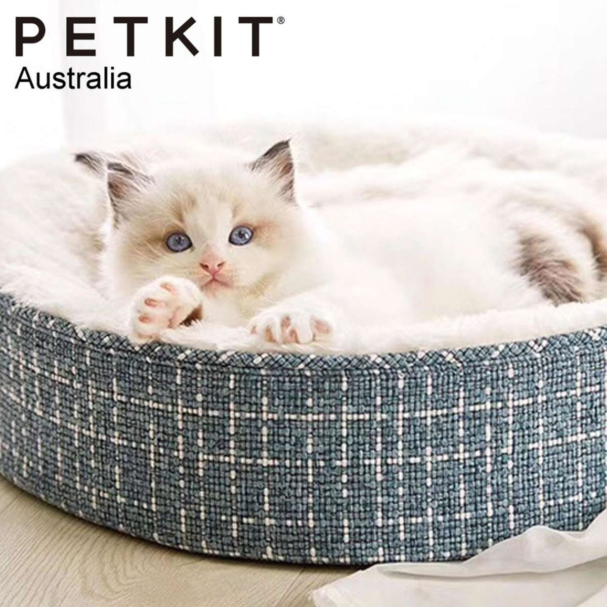 Petkit Deep Sleep Cat Bed Pink Woolworths