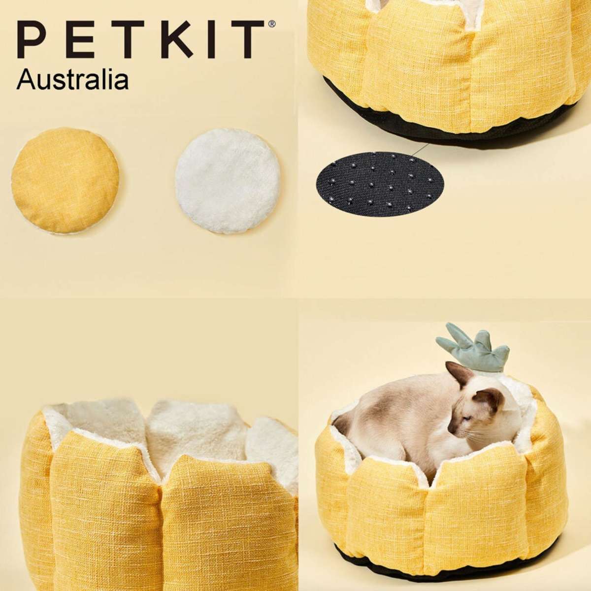 Petkit Four Season Bed - Pineapple 