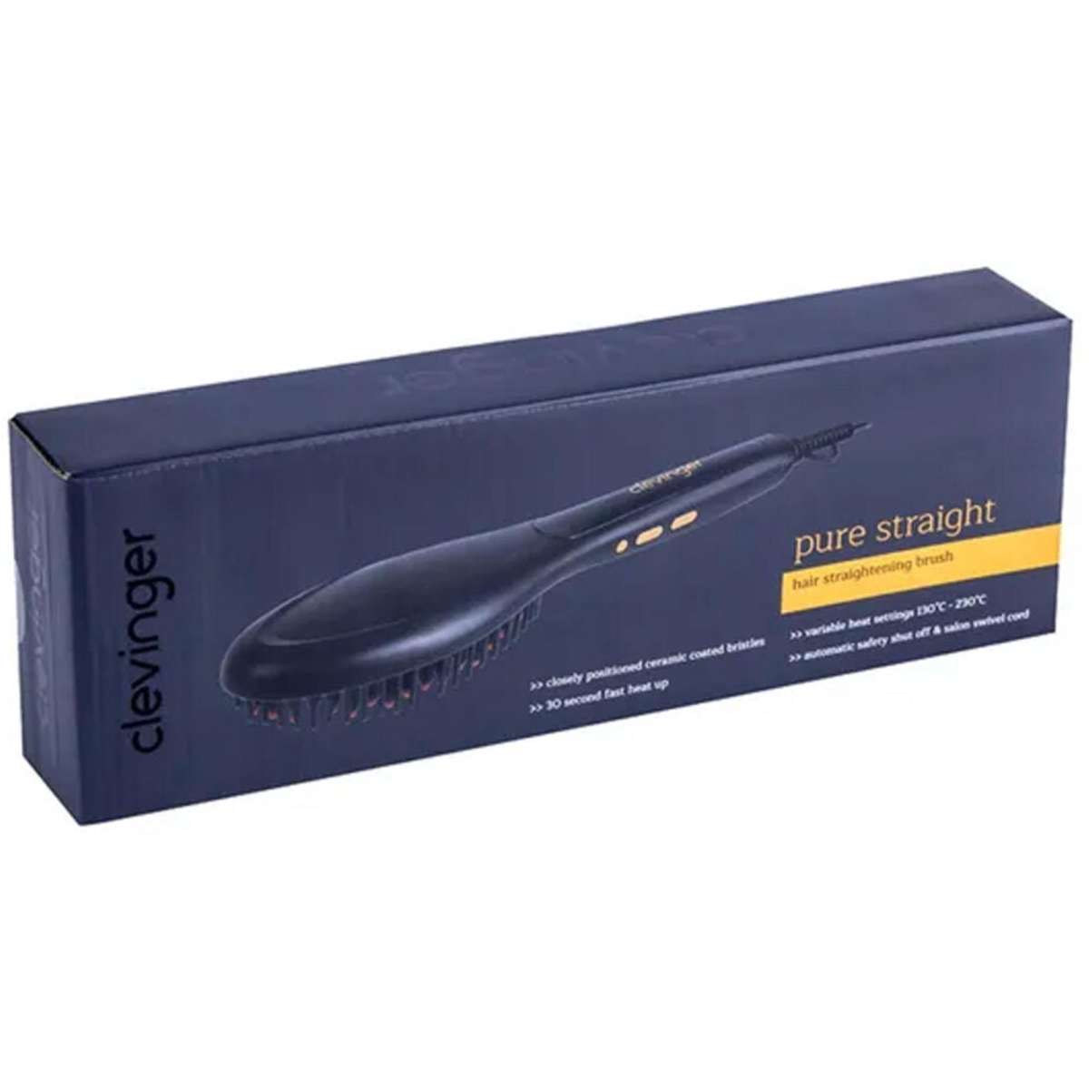 Clevinger Pure Straightening Hair Brush Woolworths