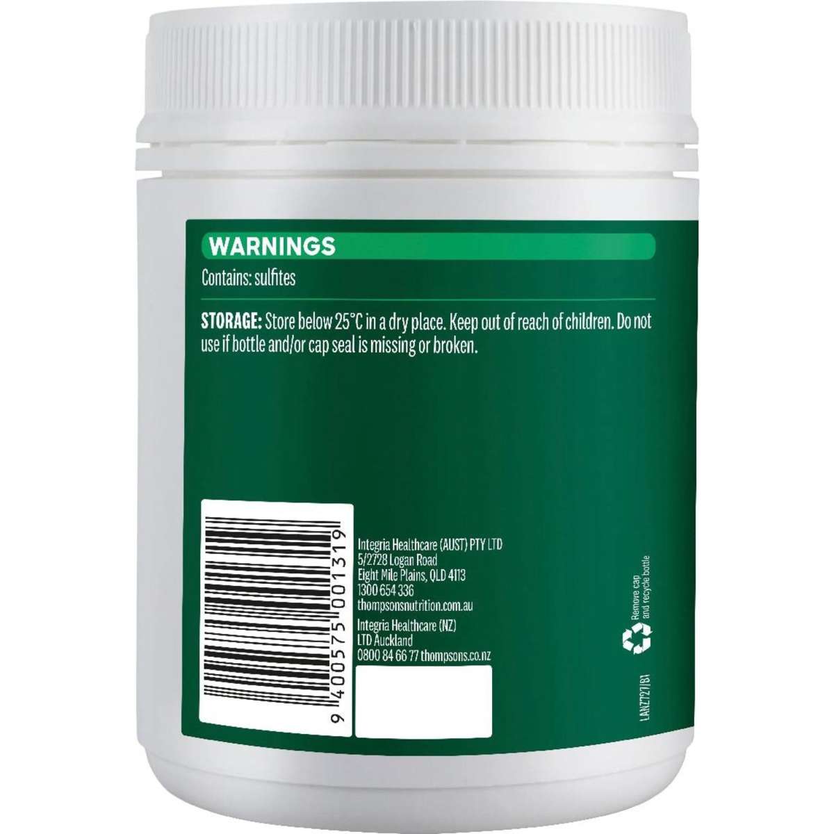 Thompson's High Potency Super Lecithin 200 capsules Woolworths