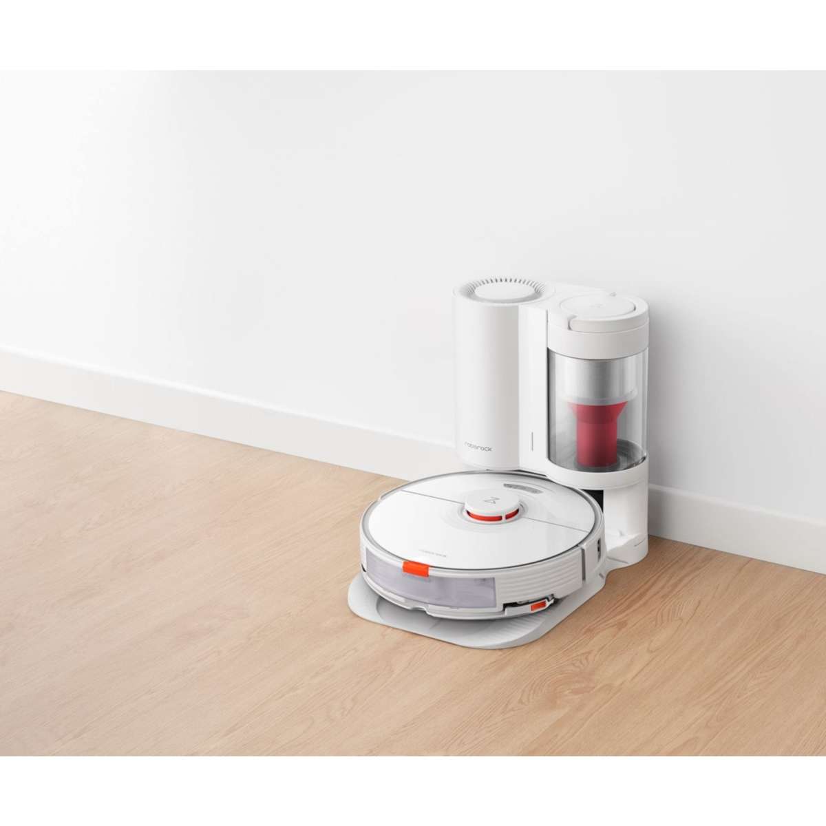 Roborock S7+ Robotic Vacuum and Mop Cleaner with AutoEmpty Dock (white