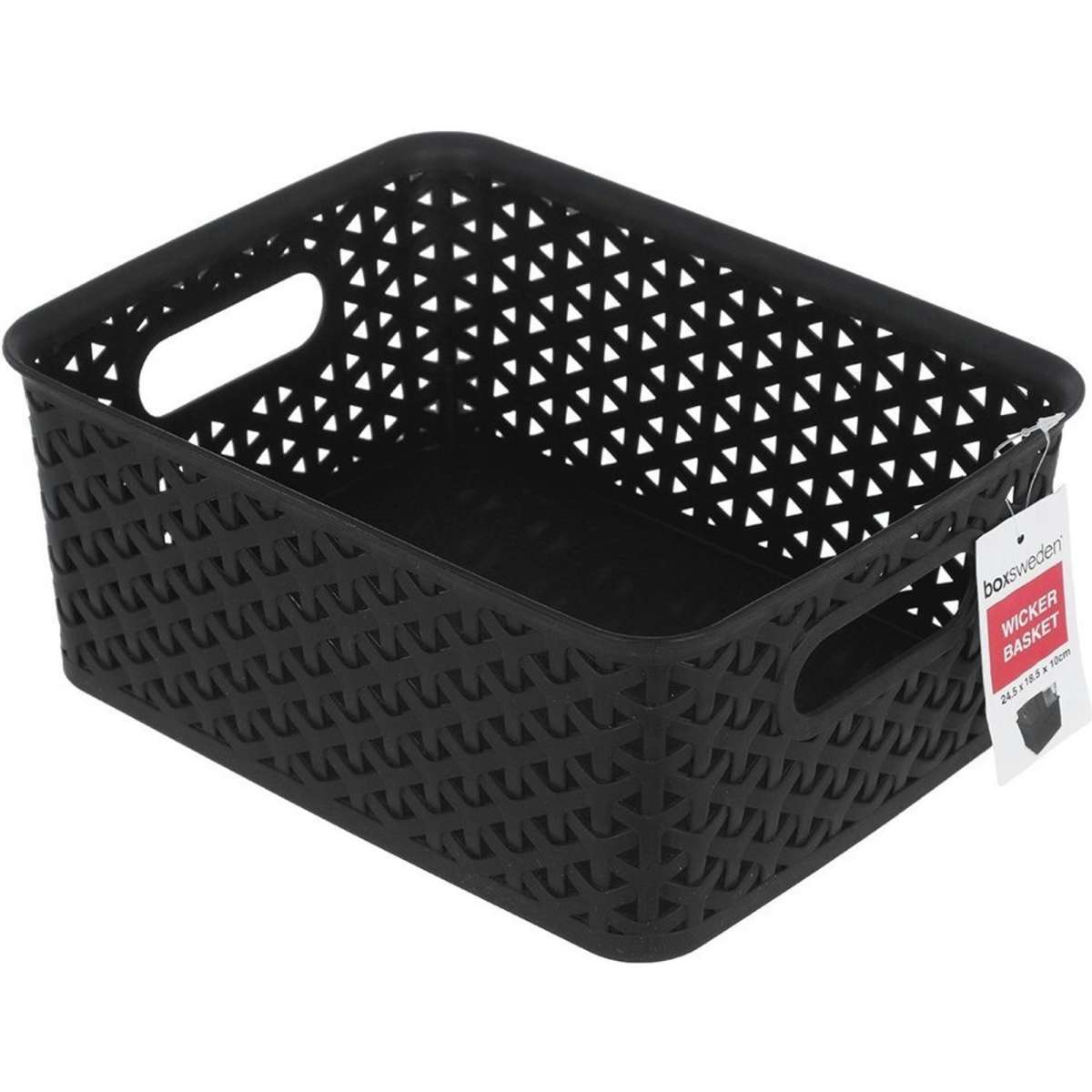 Boxsweden Wicker Design Organiser Basket Assorted 24.5X18.5X10cm ...