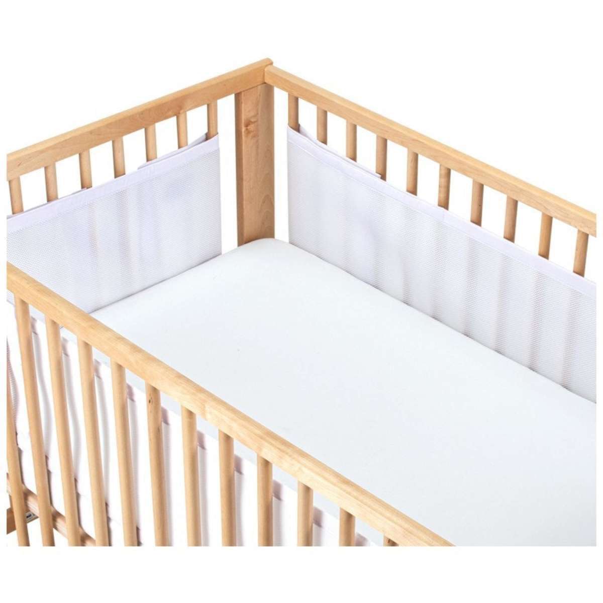 Airwrap Mesh Cot Liner Bumper 4 Sides White Woolworths