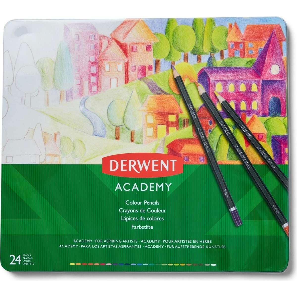 Derwent Academy Colour Pencils 24 Pack Woolworths