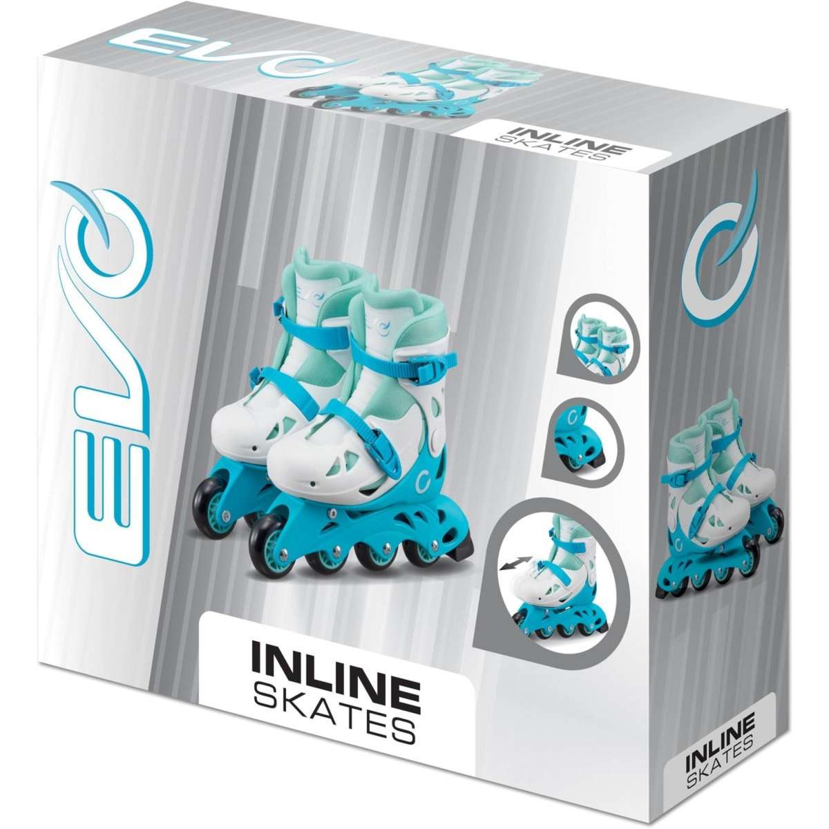 Evo Inline Skates Teal Woolworths