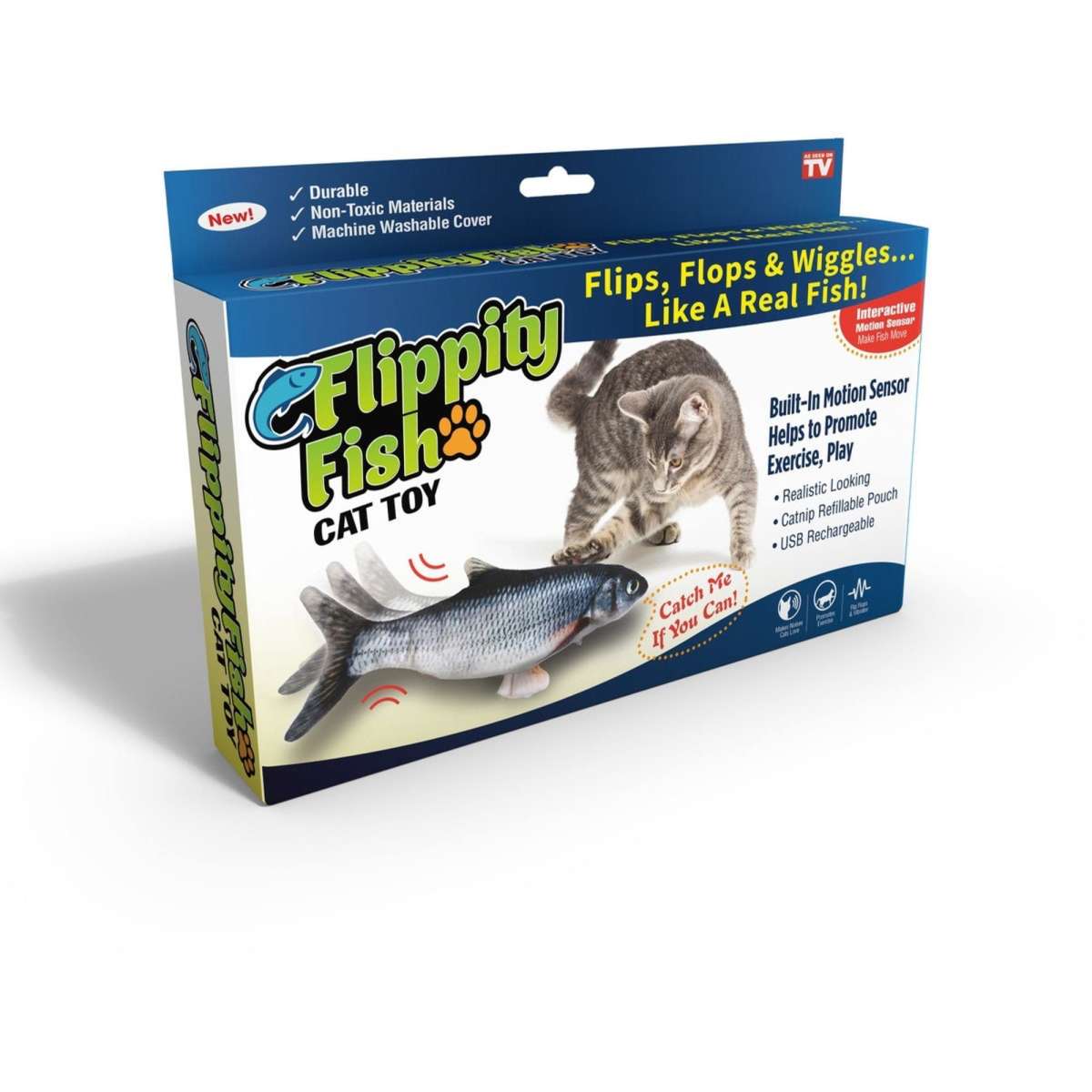 best flippity fish cat toy