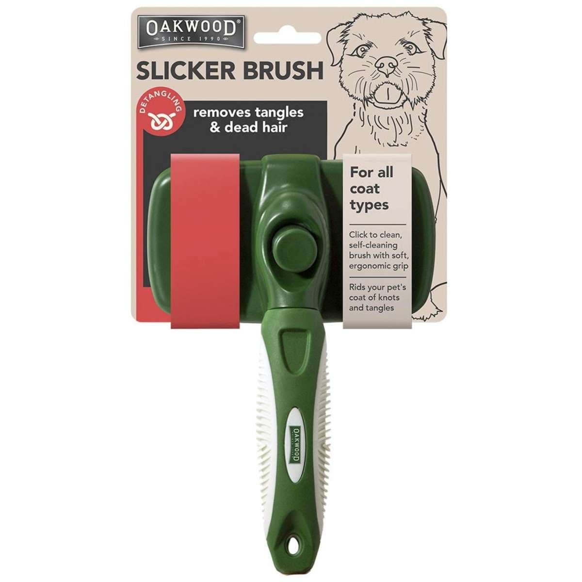 Oakwood Detangling Slicker Brush Woolworths