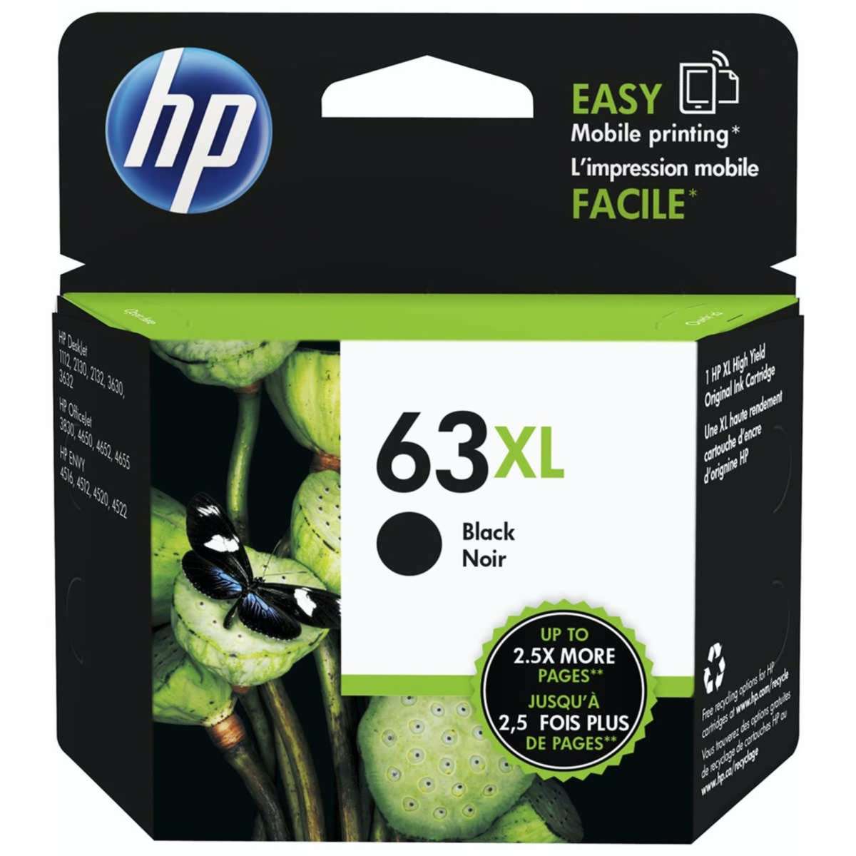 HP 63XL High Yield Black Original Ink Cartridge Woolworths   1073888394 