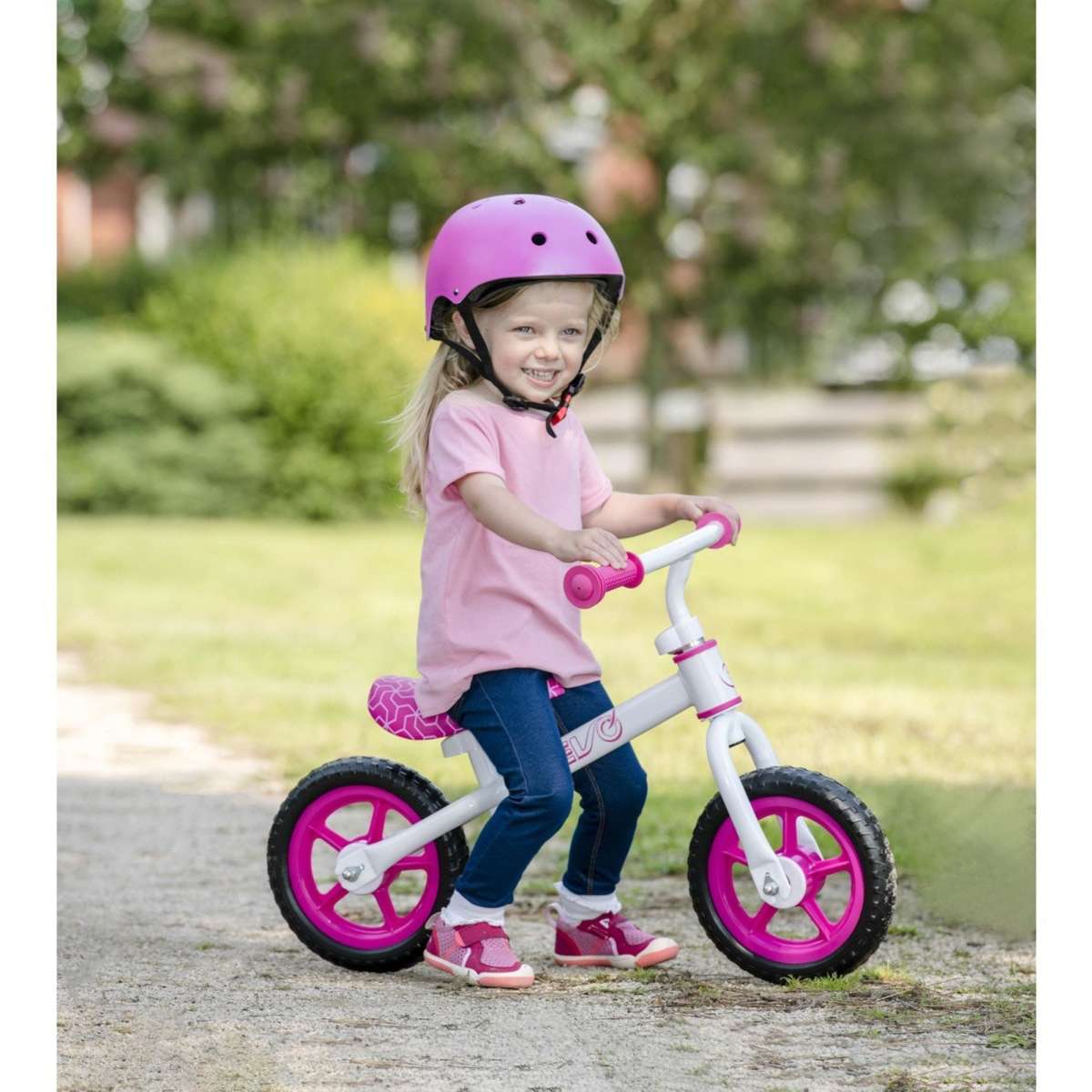 Evo Balance Kids Bike 37cm Pink Woolworths
