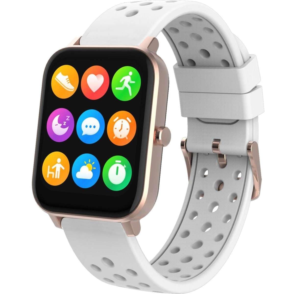 DGTEC 1.7" Smart Watch Bundle White Woolworths