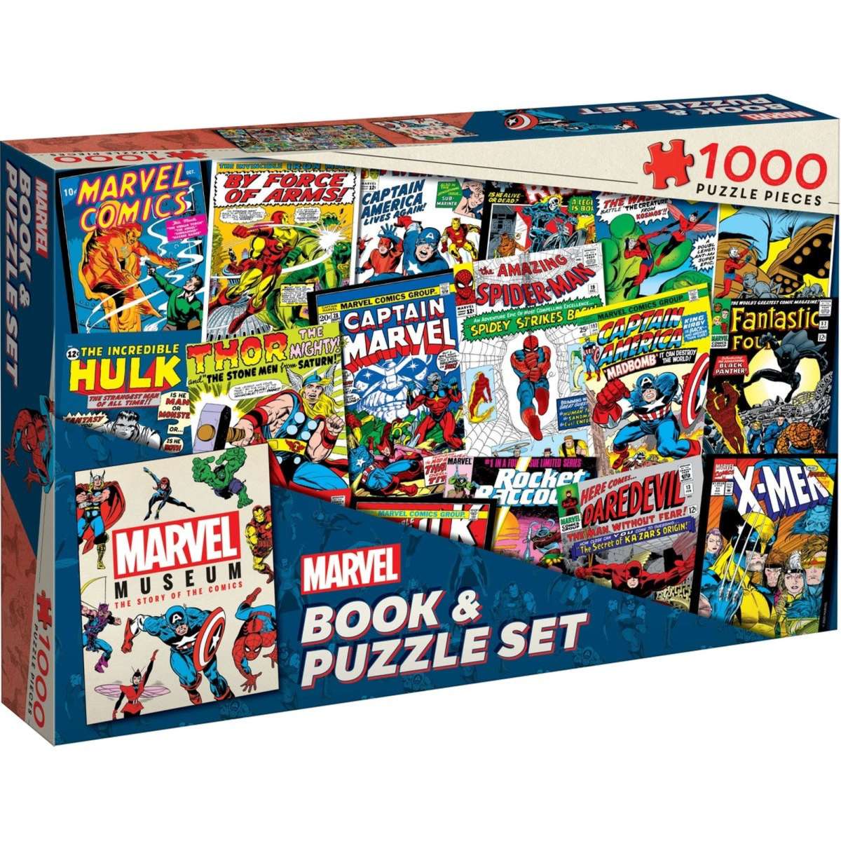 Marvel Adult Book & Puzzle Set (1000 pieces) Woolworths