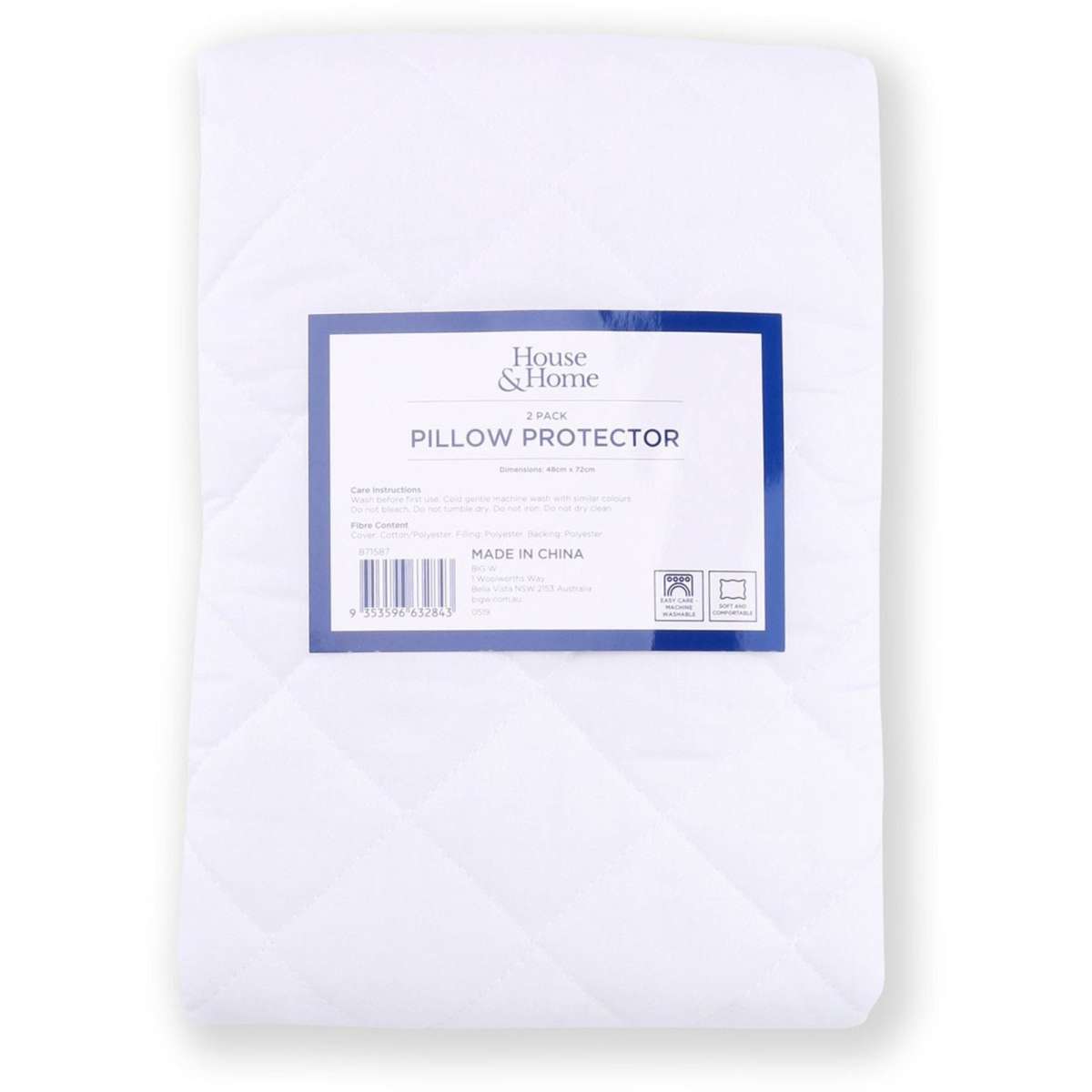 House & Home Pillow Protector 2 Pack Woolworths