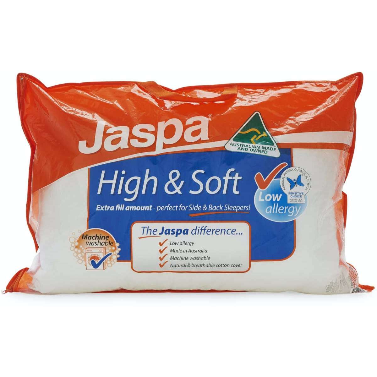 Jaspa High Soft Pillow Woolworths