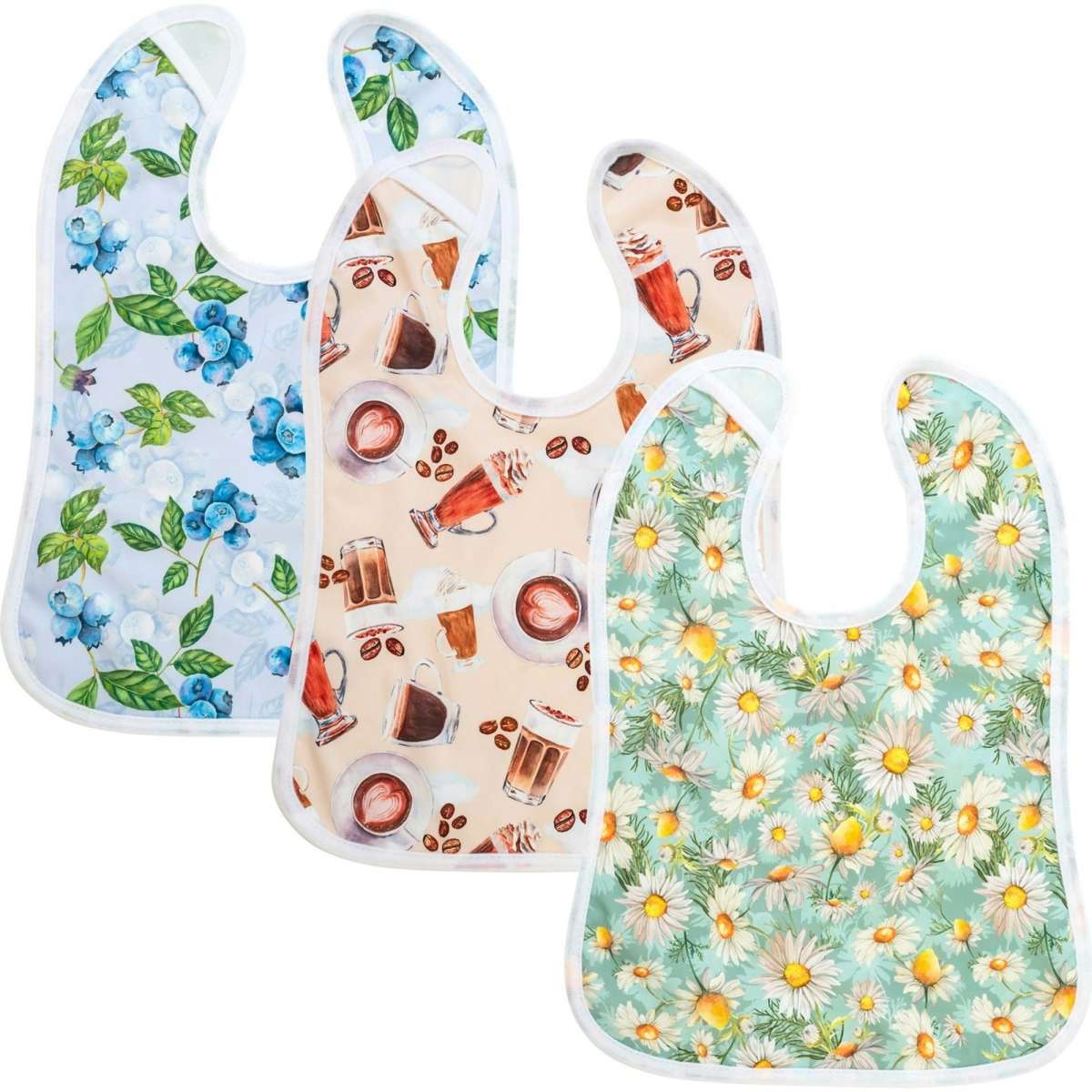 Designer Bums Baby Bib Meal Time 3 Pack | Woolworths