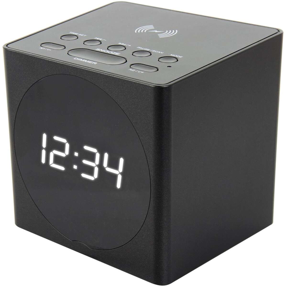 Liquid Ears Dual Alarm Clock Radio with 5W Wireless Charger Woolworths