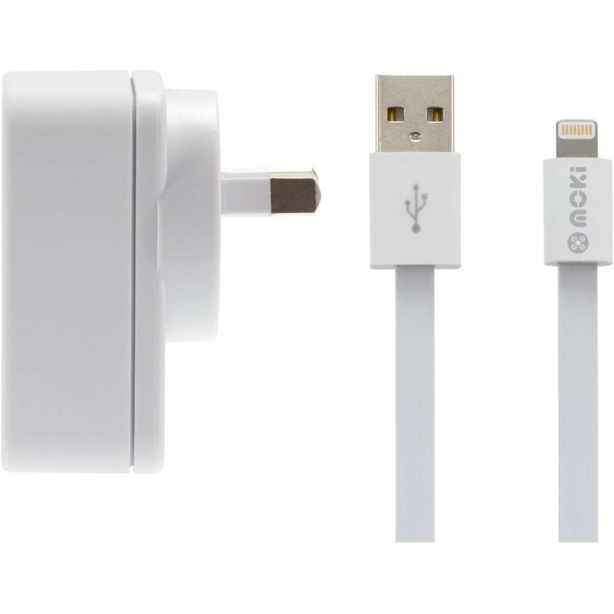 Moki Lightning Syncharge with Wall Adaptor Woolworths