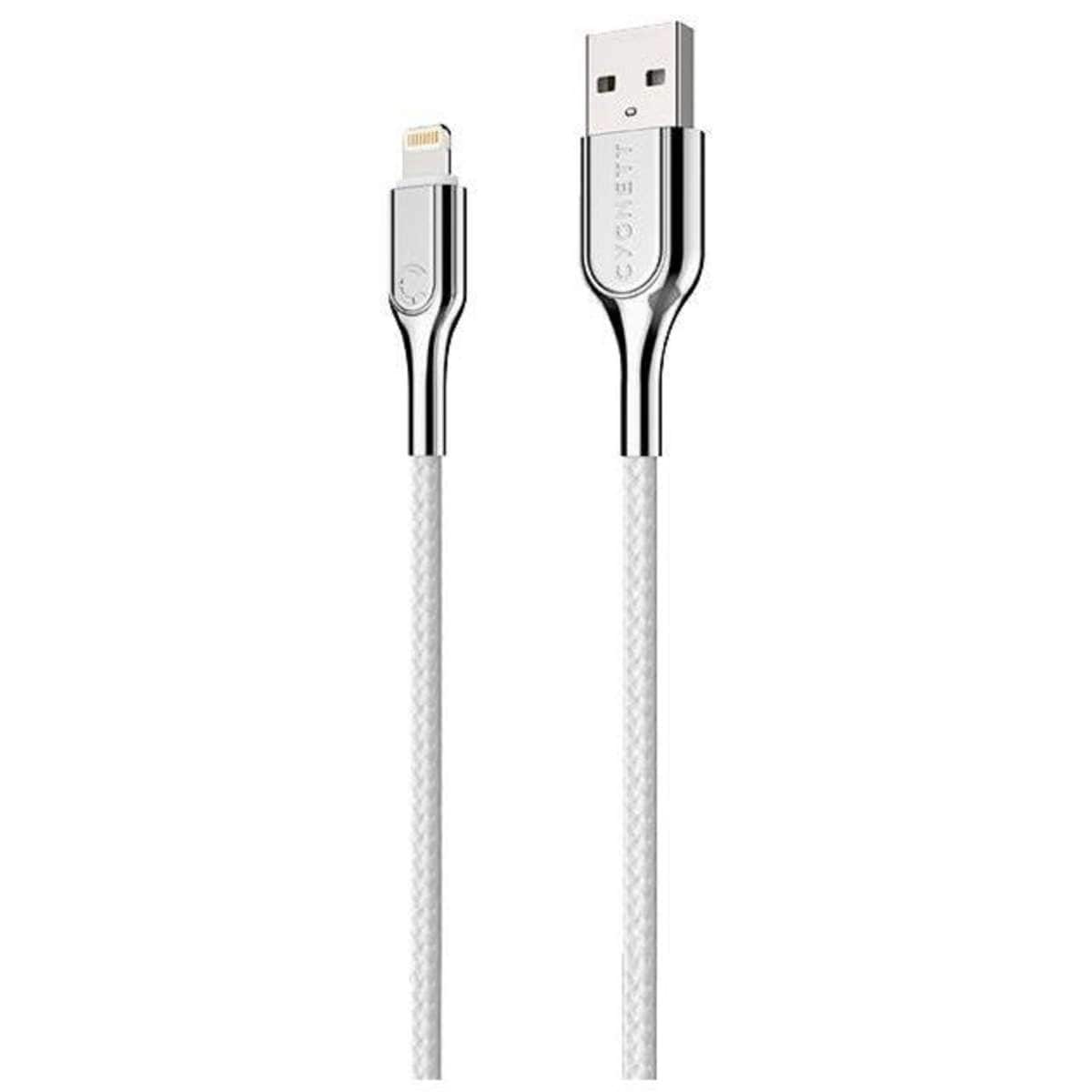 Armoured Cable Lightning to USBA Cable 1m White Woolworths