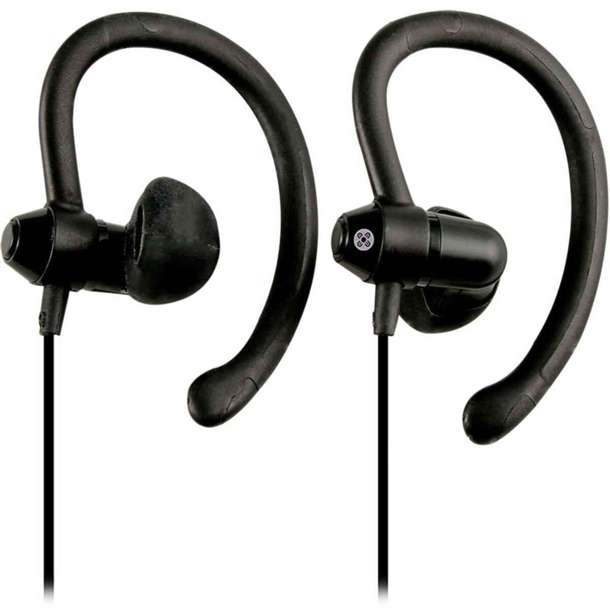Moki 90 Degree Sports Earphones Black Woolworths